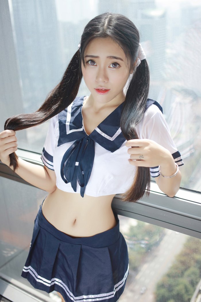 性感女仆兜豆靓Youlin百变制服诱惑(图9)