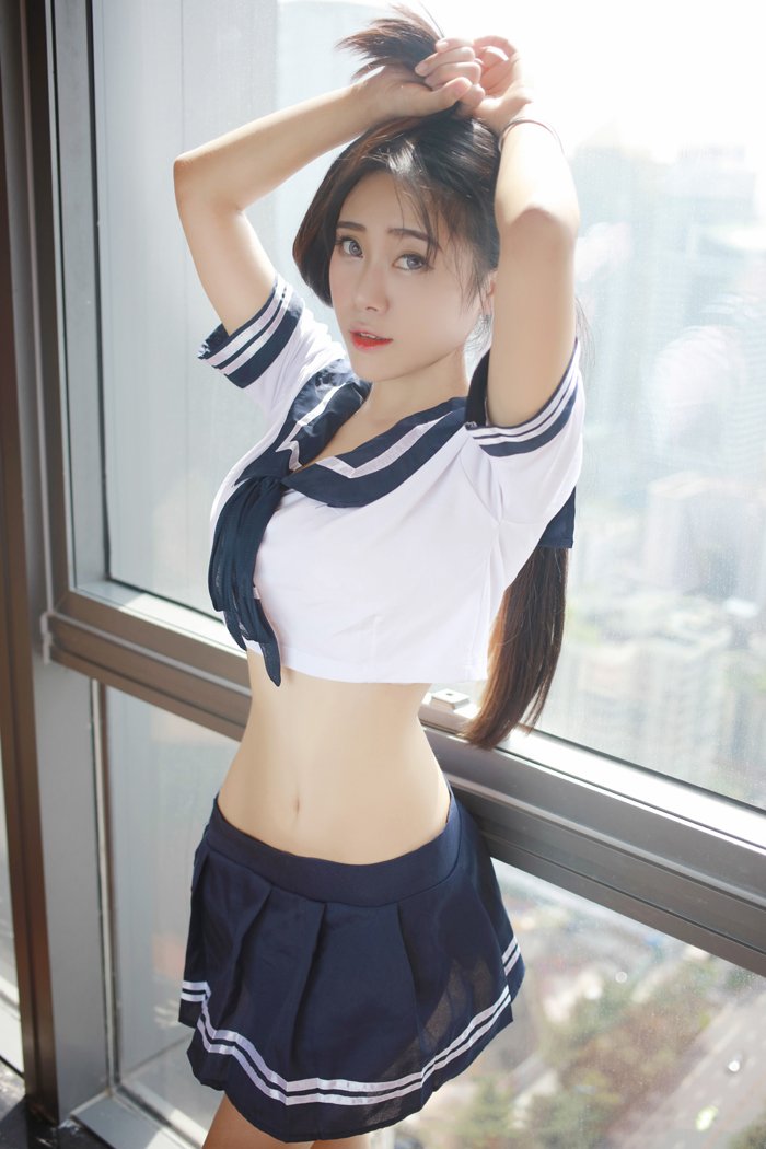 性感女仆兜豆靓Youlin百变制服诱惑(图11)